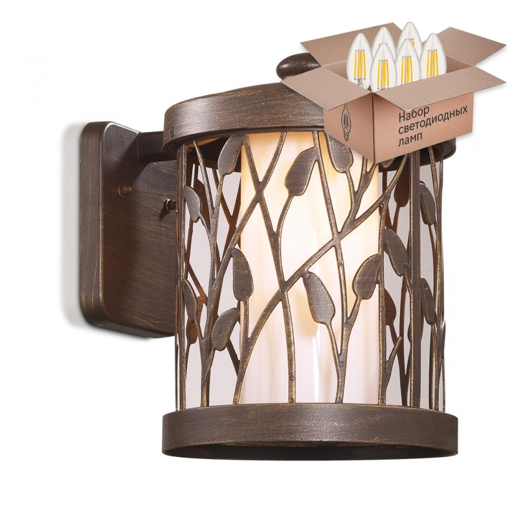 

Садовый светильник Odeon light Lagra 400964, 2287/1W+Lamps Е27 Свеча