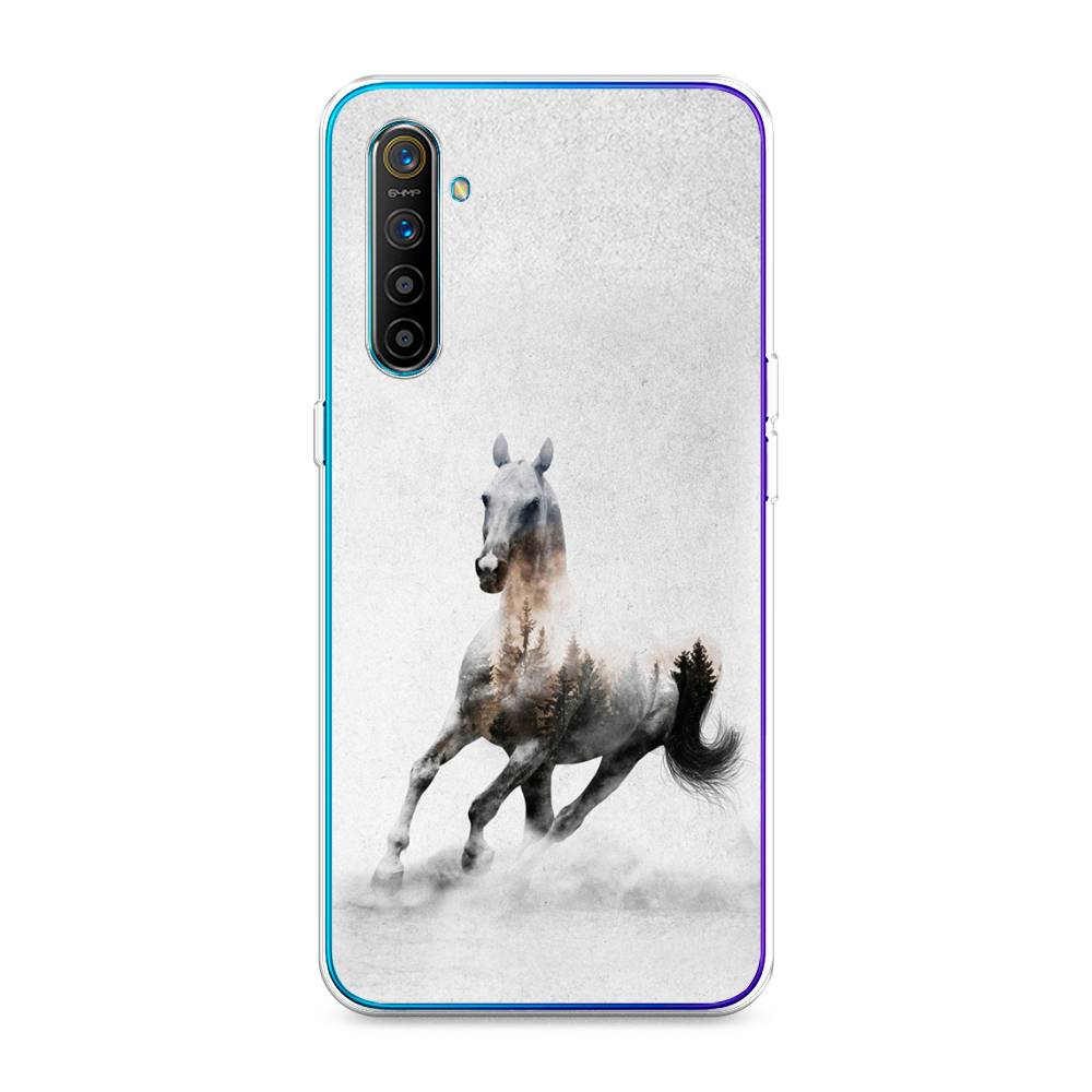 

Чехол Awog на Realme XT "Лошадь лес", Разноцветный, 251450-2