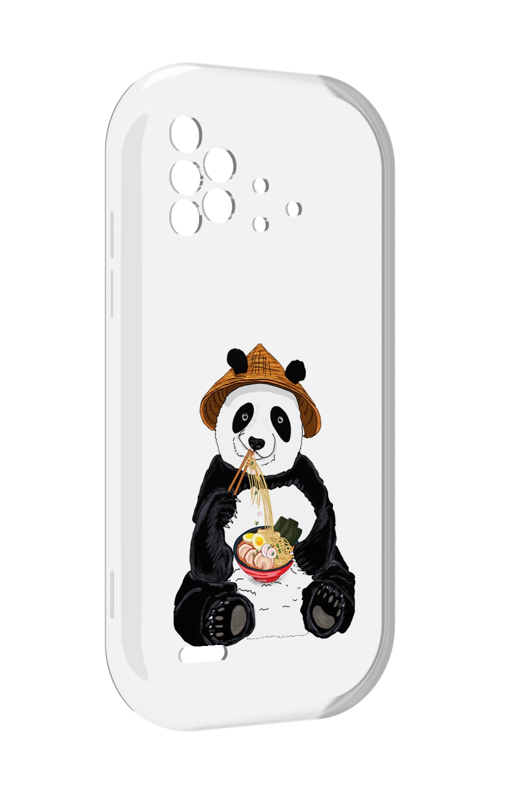 

Чехол MyPads панда-любит-лапшу для UMIDIGI Bison X10 / X10 Pro, Прозрачный, Tocco