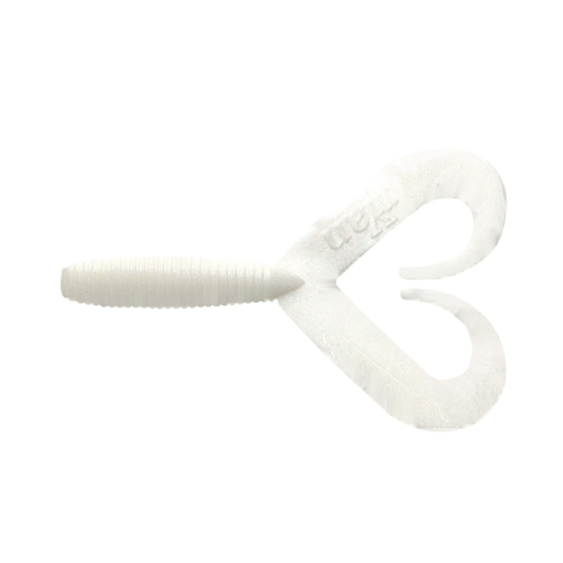 

Силиконовая приманка Yaman Loop-Two 101,6 мм 5 шт цвет 01, Белый, Loop-Two