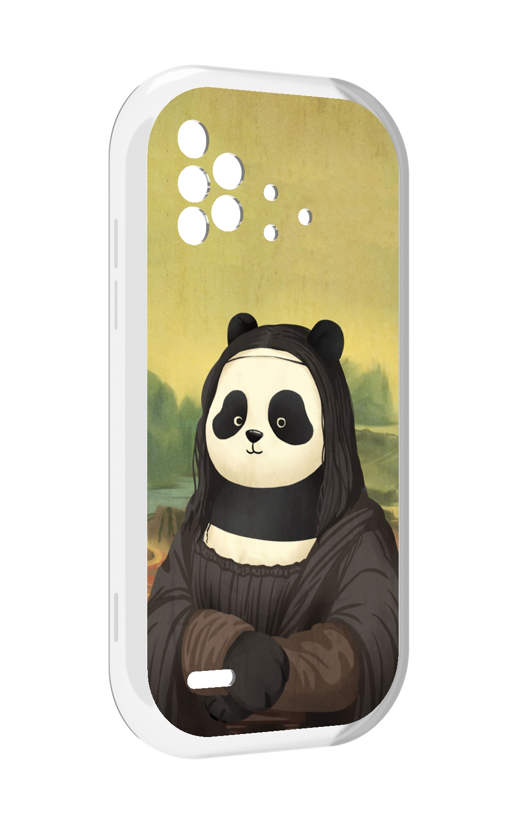 

Чехол MyPads панда монализа для UMIDIGI Bison X10 / X10 Pro, Прозрачный, Tocco