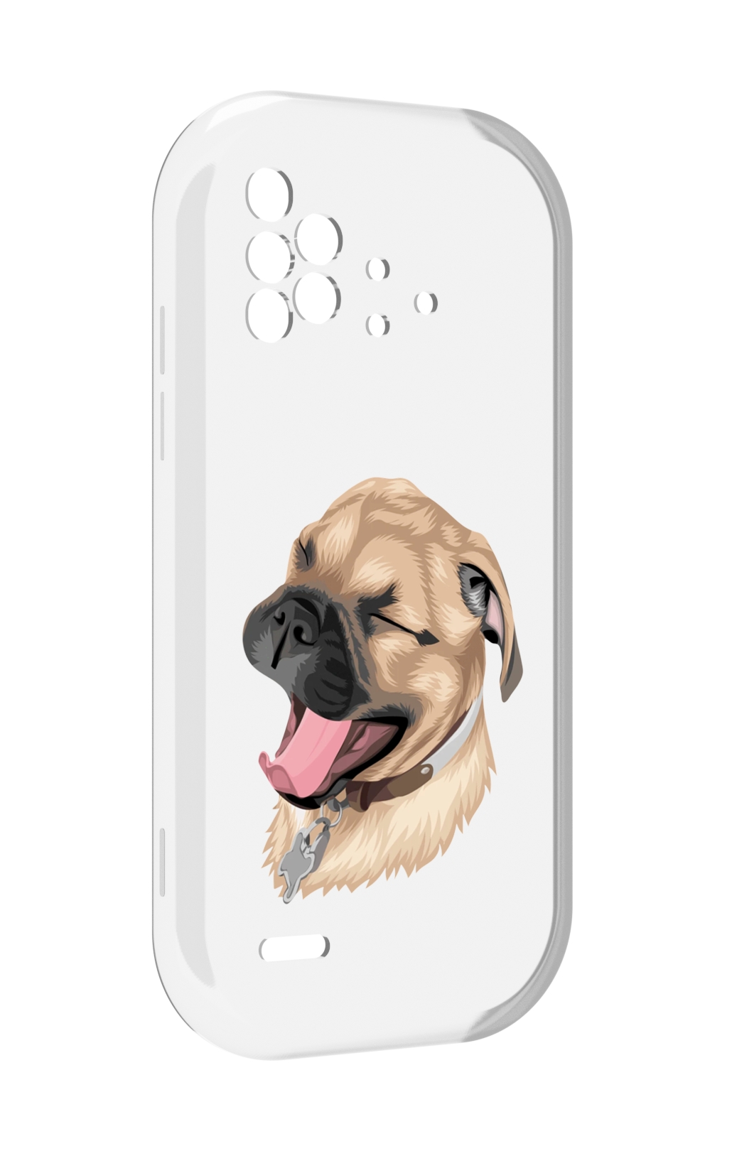 

Чехол MyPads очень-довольная-собака для UMIDIGI Bison X10 / X10 Pro, Прозрачный, Tocco