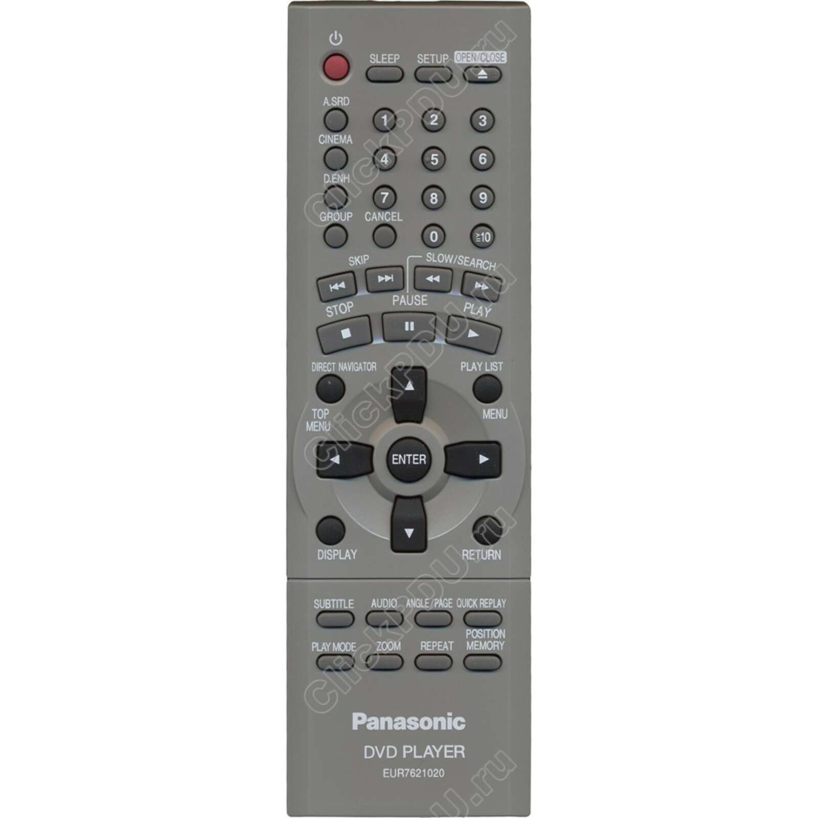 фото Пульт ду panasonic eur7621020 grey