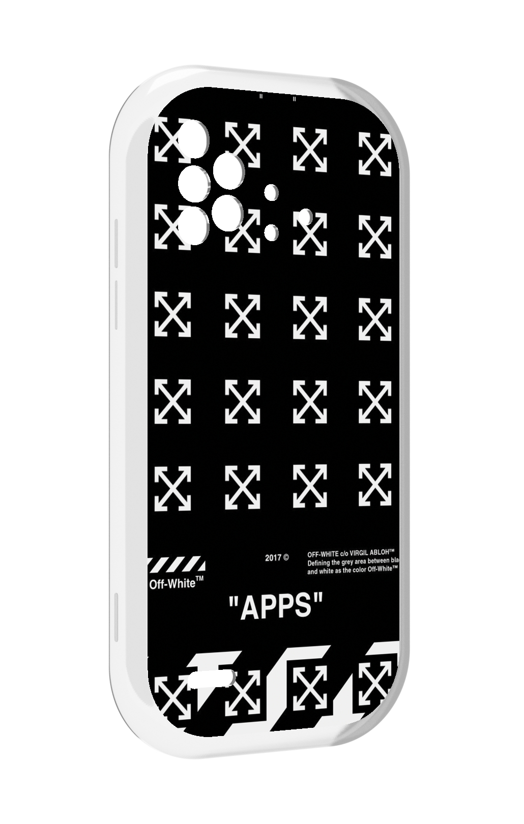 Чехол MyPads оф-вайт-значки для UMIDIGI Bison X10 / X10 Pro