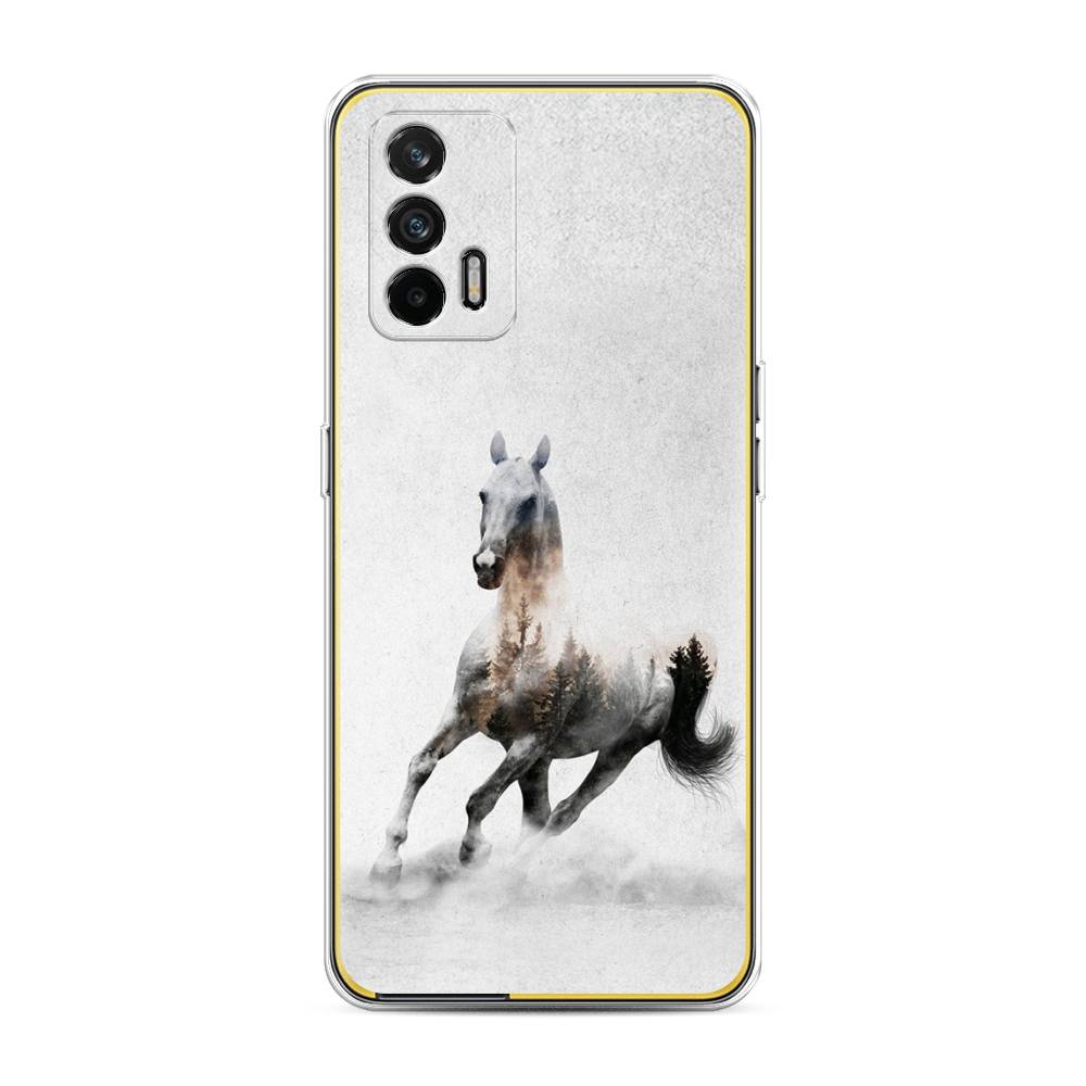 

Чехол Awog на Realme GT "Лошадь лес", Разноцветный, 256350-2