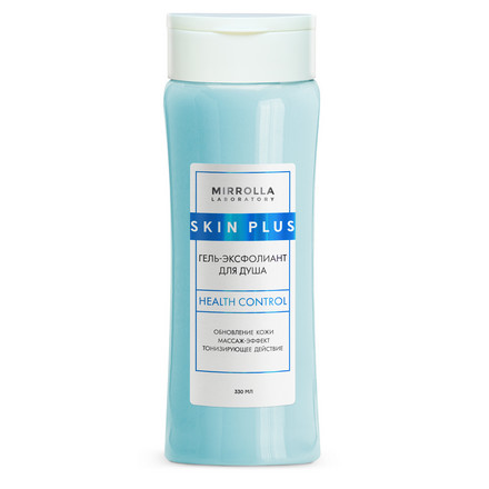 

Гель-эксфолиант Mirrolla для душа Skin Plus, 330 мл