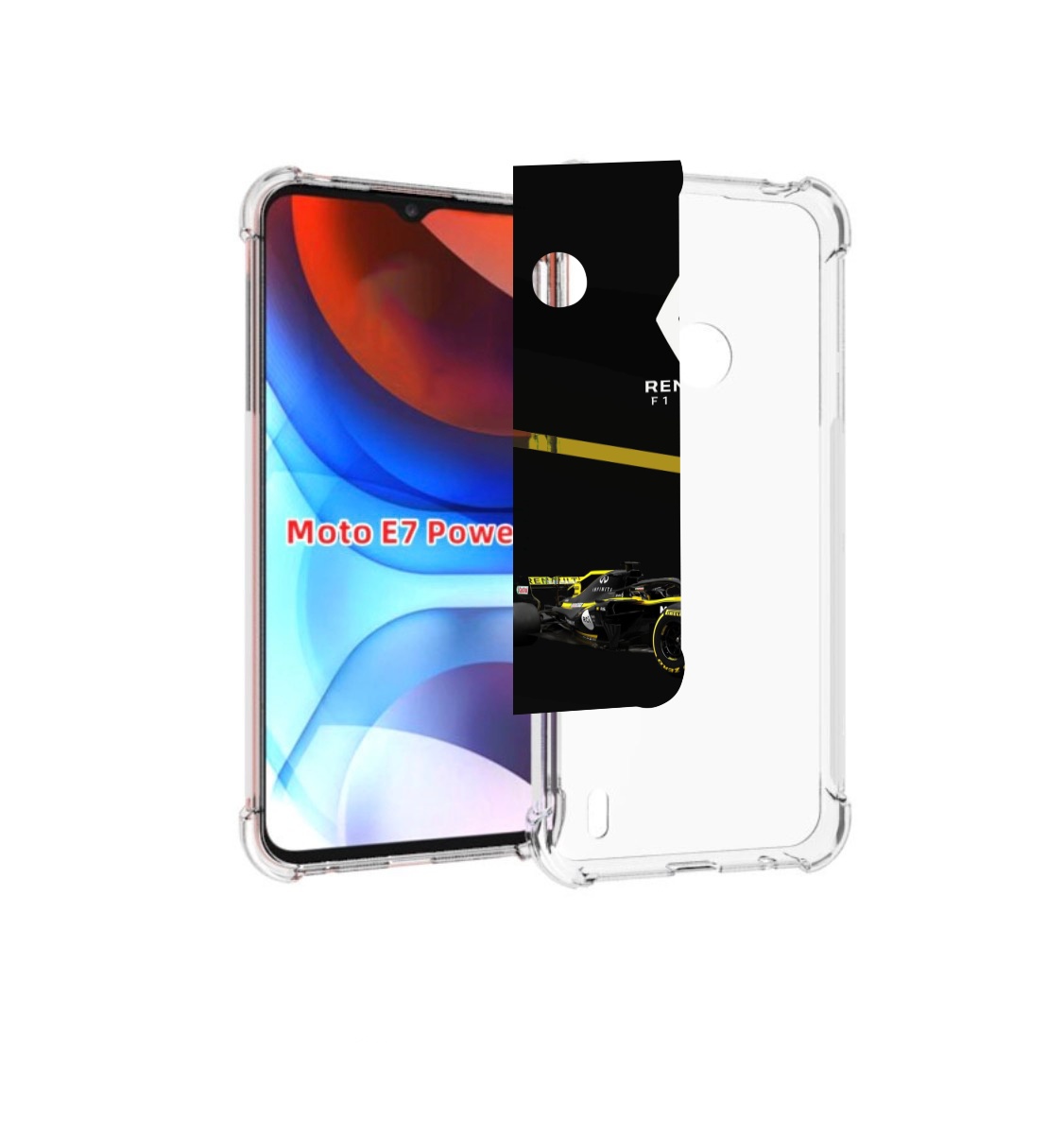 

Чехол MyPads renault 2 для Motorola Moto E7 Power, Прозрачный, Tocco