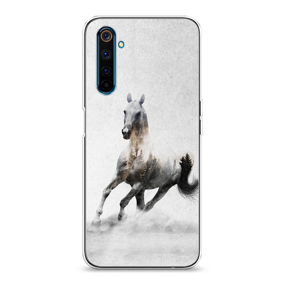 

Чехол Awog на Realme 6 Pro "Лошадь лес", Разноцветный, 252850-2