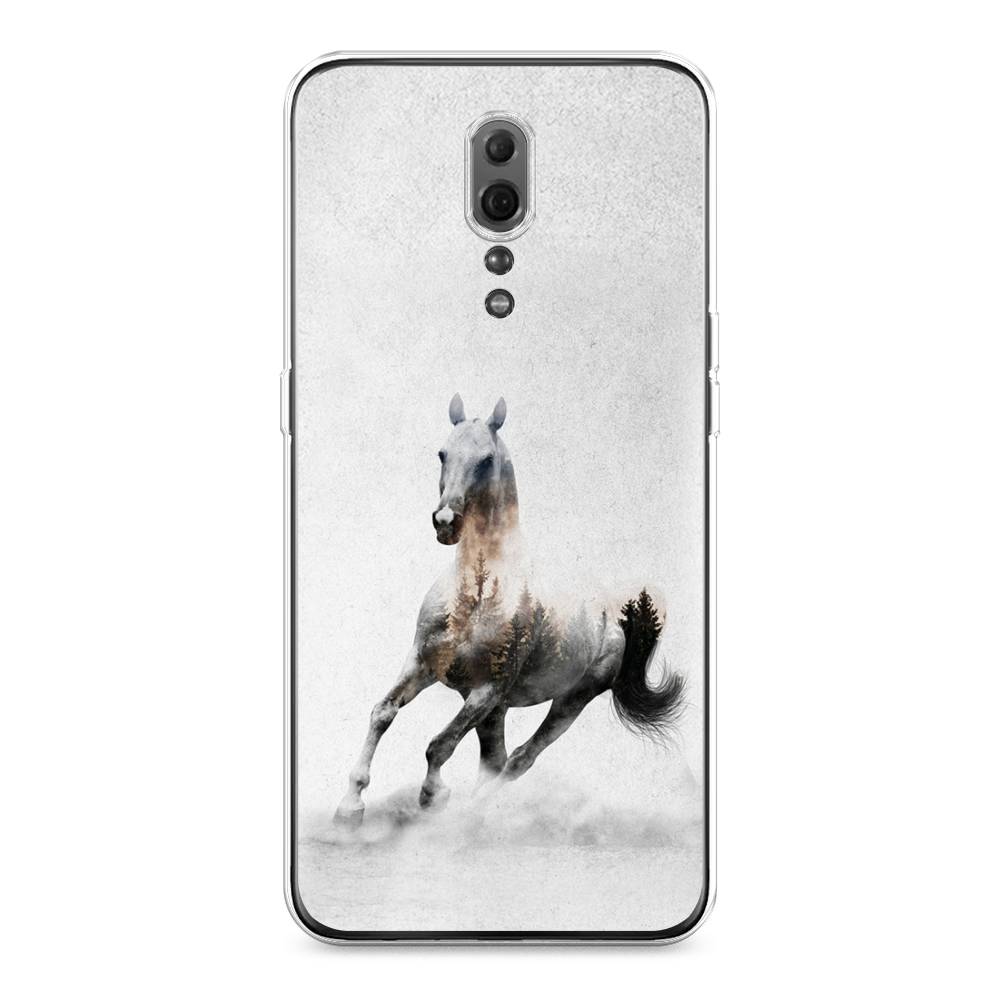 

Чехол Awog на Oppo Reno Z "Лошадь лес", Разноцветный, 250950-2