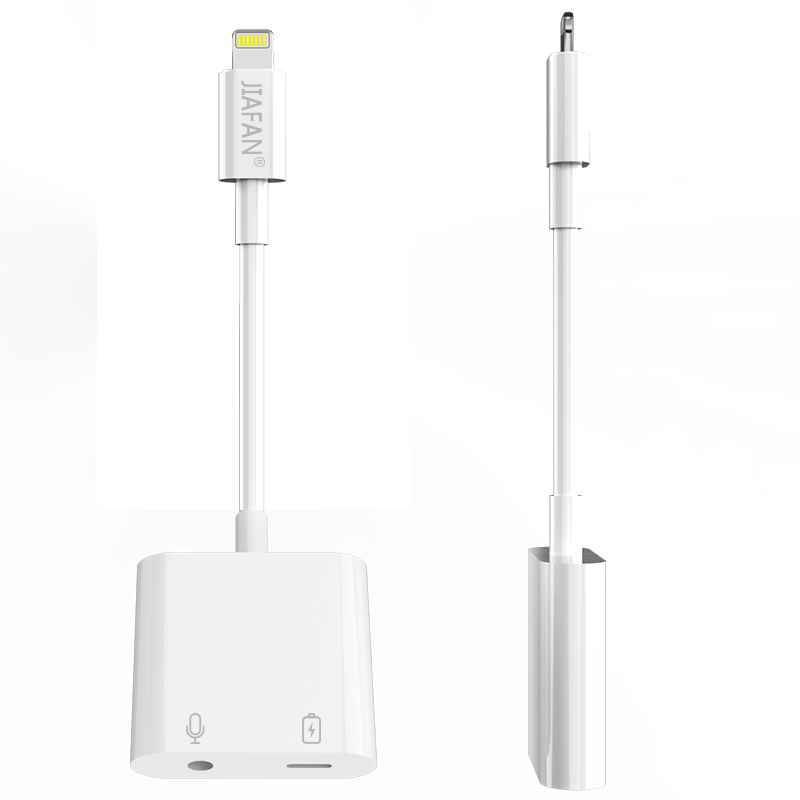 

Переходник Mh-80Y, Lightning - Jack 3.5/Lightning, 10 См