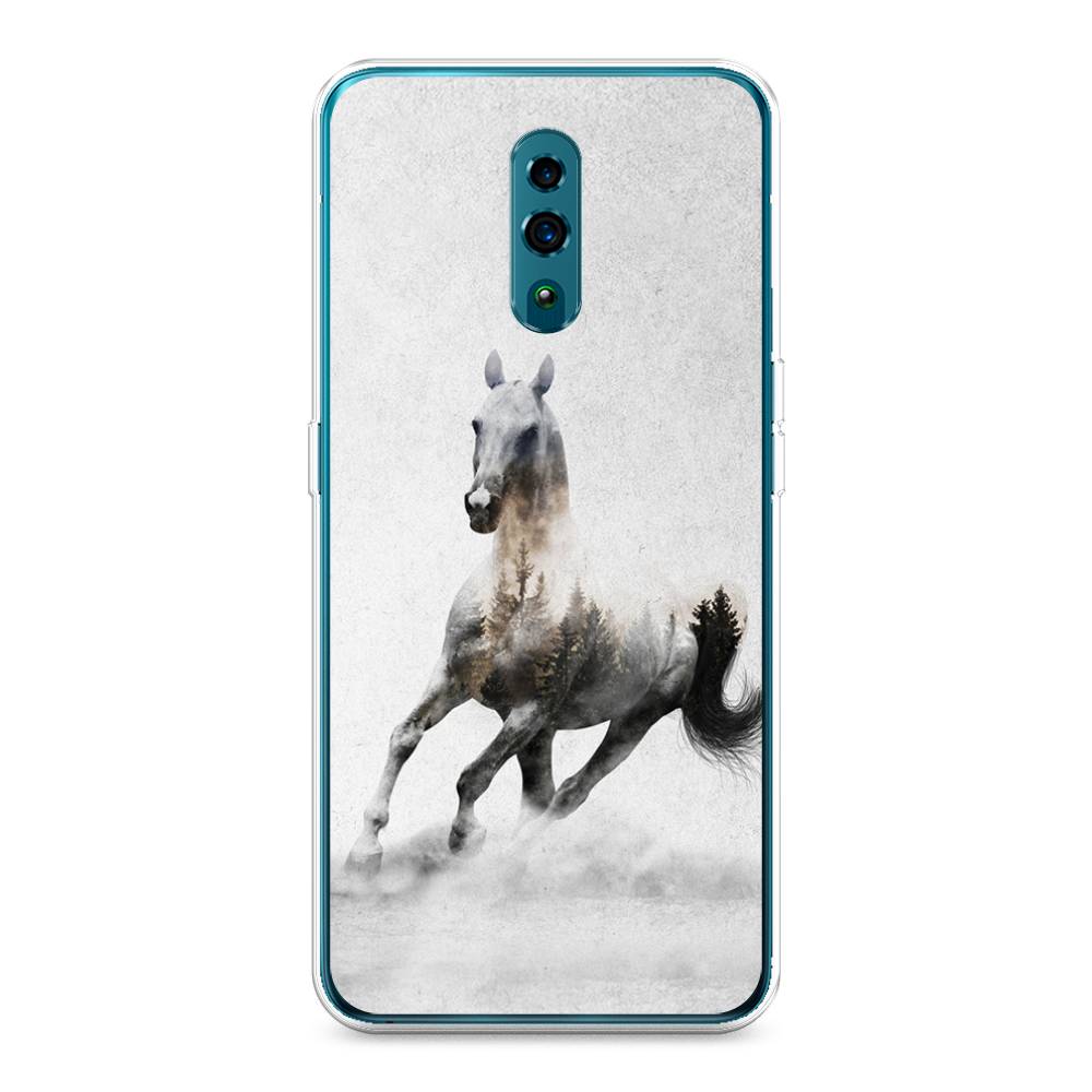 

Чехол Awog на Oppo Reno "Лошадь лес", Разноцветный, 250750-2