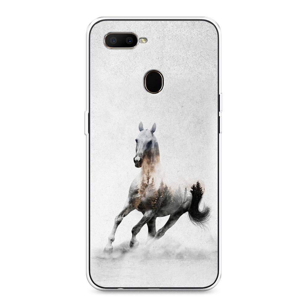 

Чехол Awog на Oppo A5s "Лошадь лес", Разноцветный, 252350-2