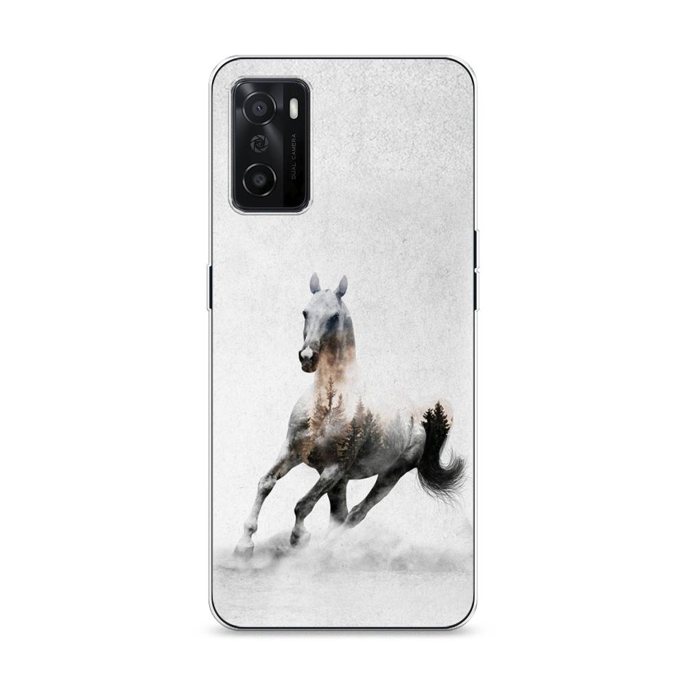 

Чехол Awog на Oppo A55s 5G "Лошадь лес", Разноцветный, 2510150-2
