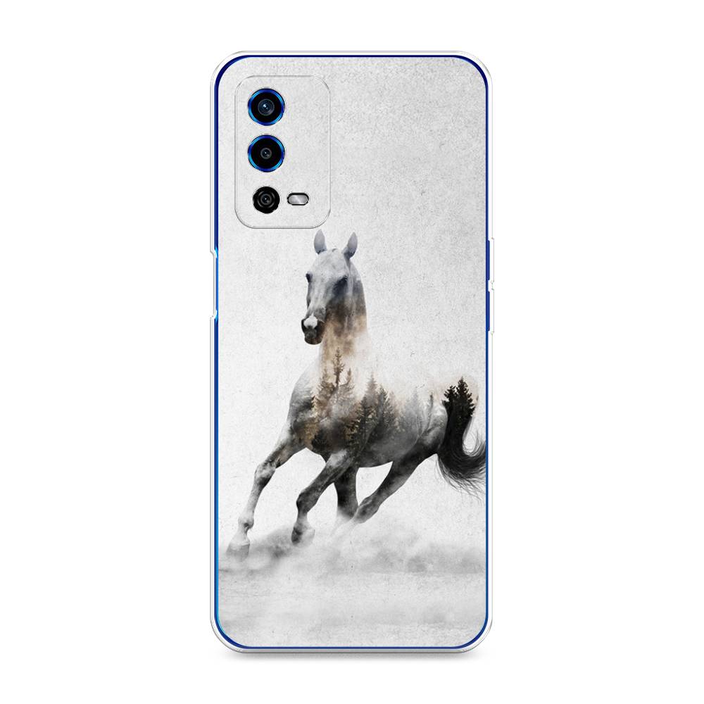 

Чехол Awog на Oppo A55 4G "Лошадь лес", Разноцветный, 259150-2