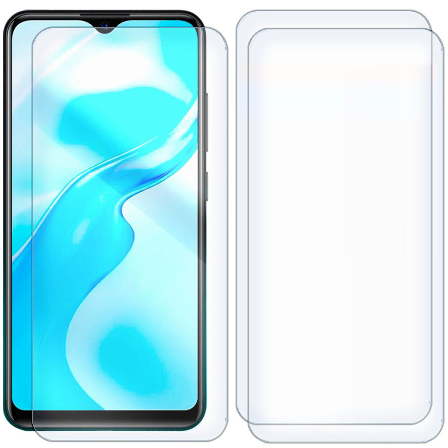 

Комплект из 3-x защитных гибридных стекол для Vivo Y1s