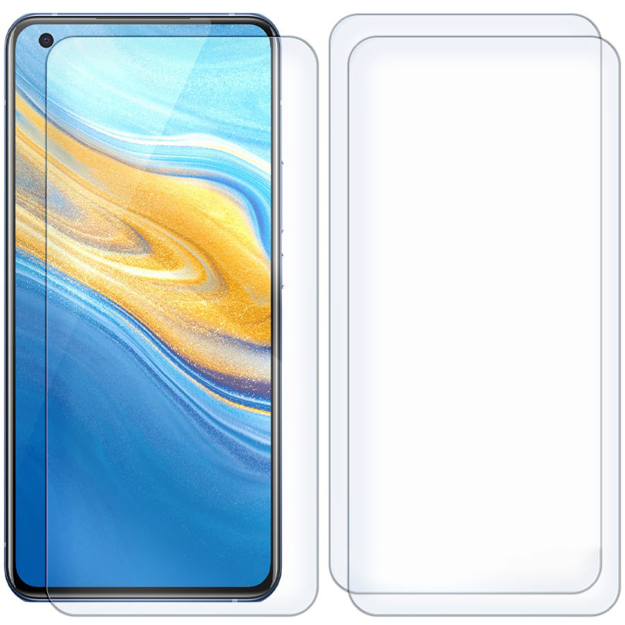 

Комплект из 3-x защитных гибридных стекол для Vivo X50