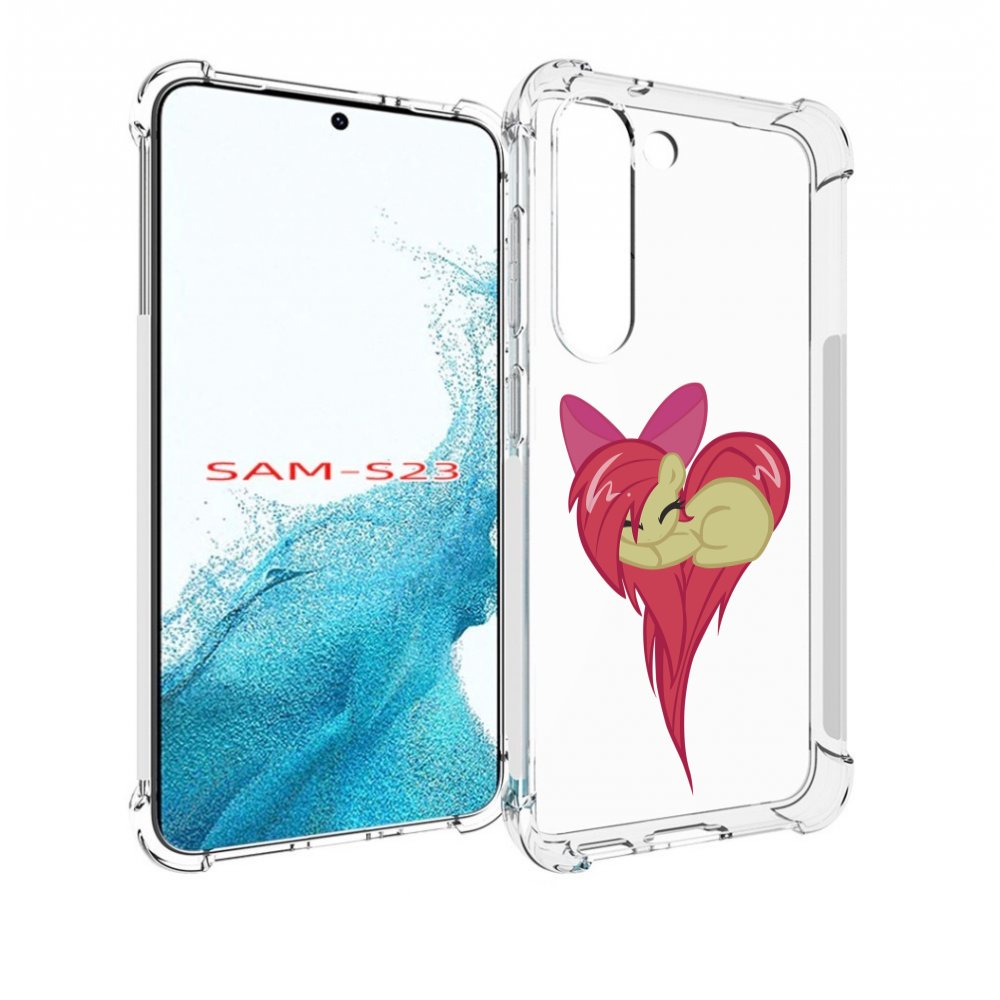 

Чехол MyPads сердце-из-пони для Samsung Galaxy S23, Прозрачный, Tocco