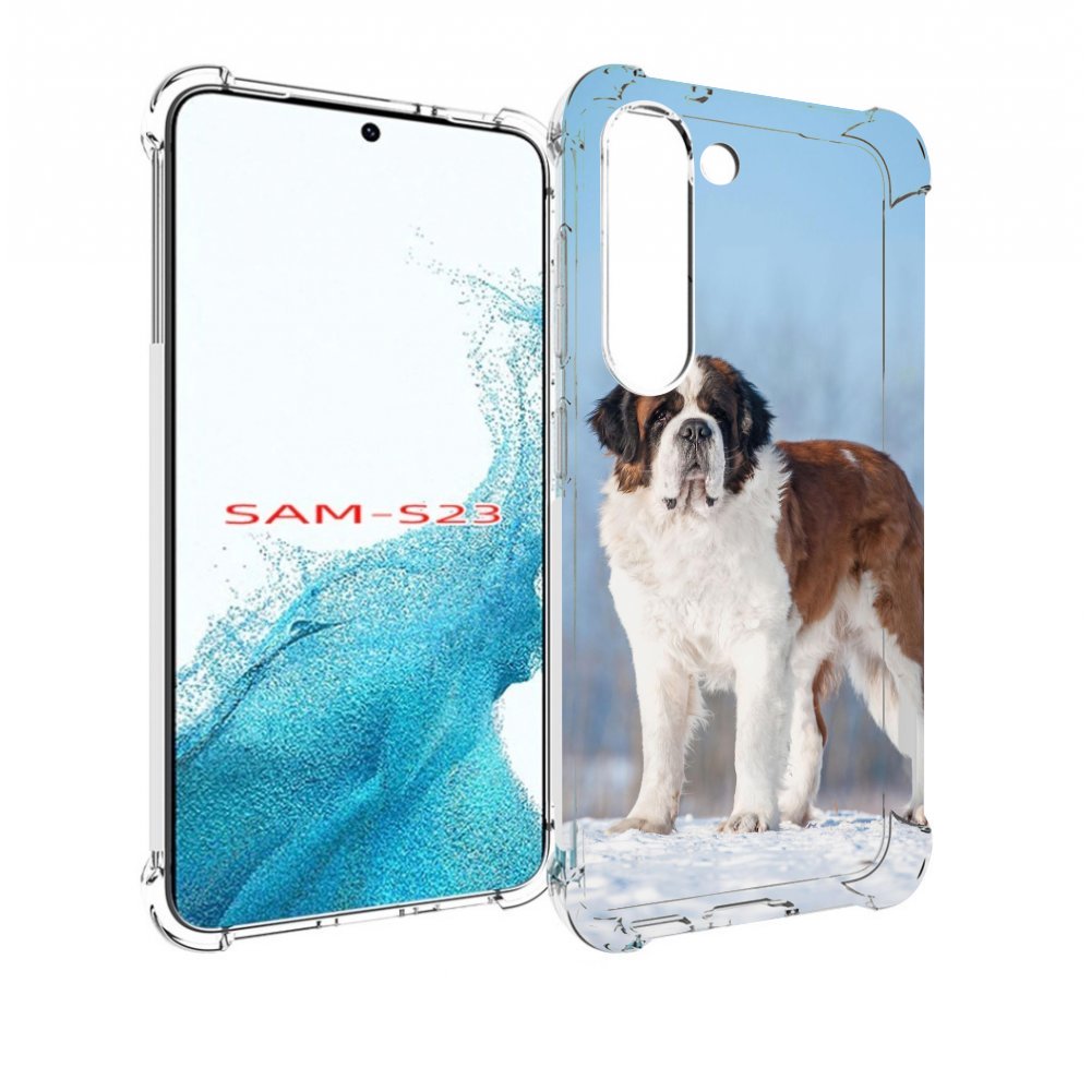 

Чехол MyPads сенбернар для Samsung Galaxy S23, Прозрачный, Tocco