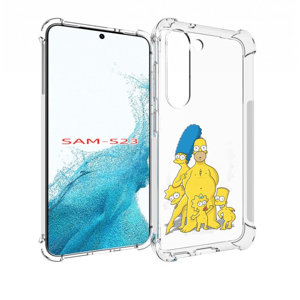 

Чехол MyPads семья-симпсонов для Samsung Galaxy S23, Прозрачный, Tocco