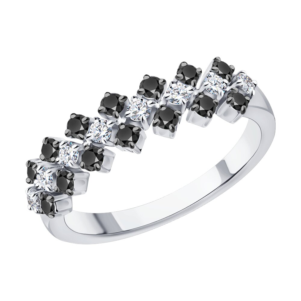 

Кольцо из белого золота с бриллиантом р. 16,5 SOKOLOV Diamonds 7010116-3, 7010116-3