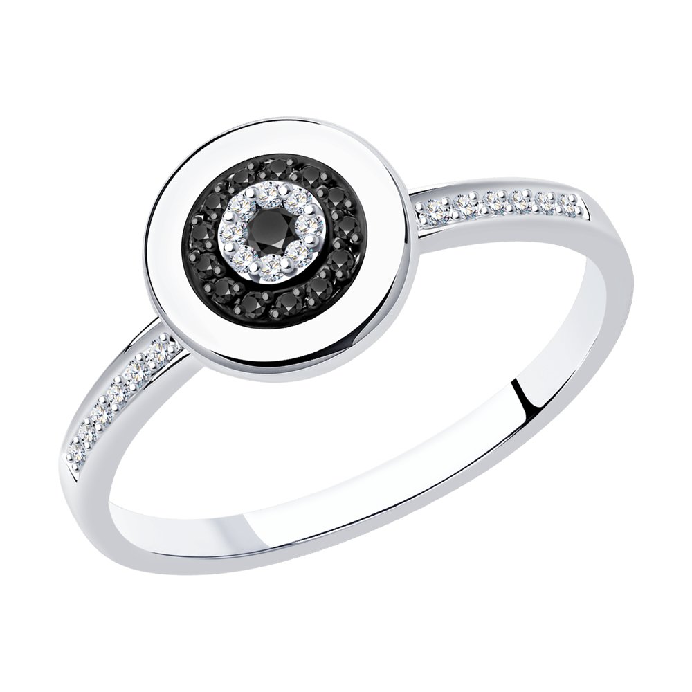 

Кольцо из белого золота р. , SOKOLOV Diamonds 7010096-3, бриллиант, 7010096-3