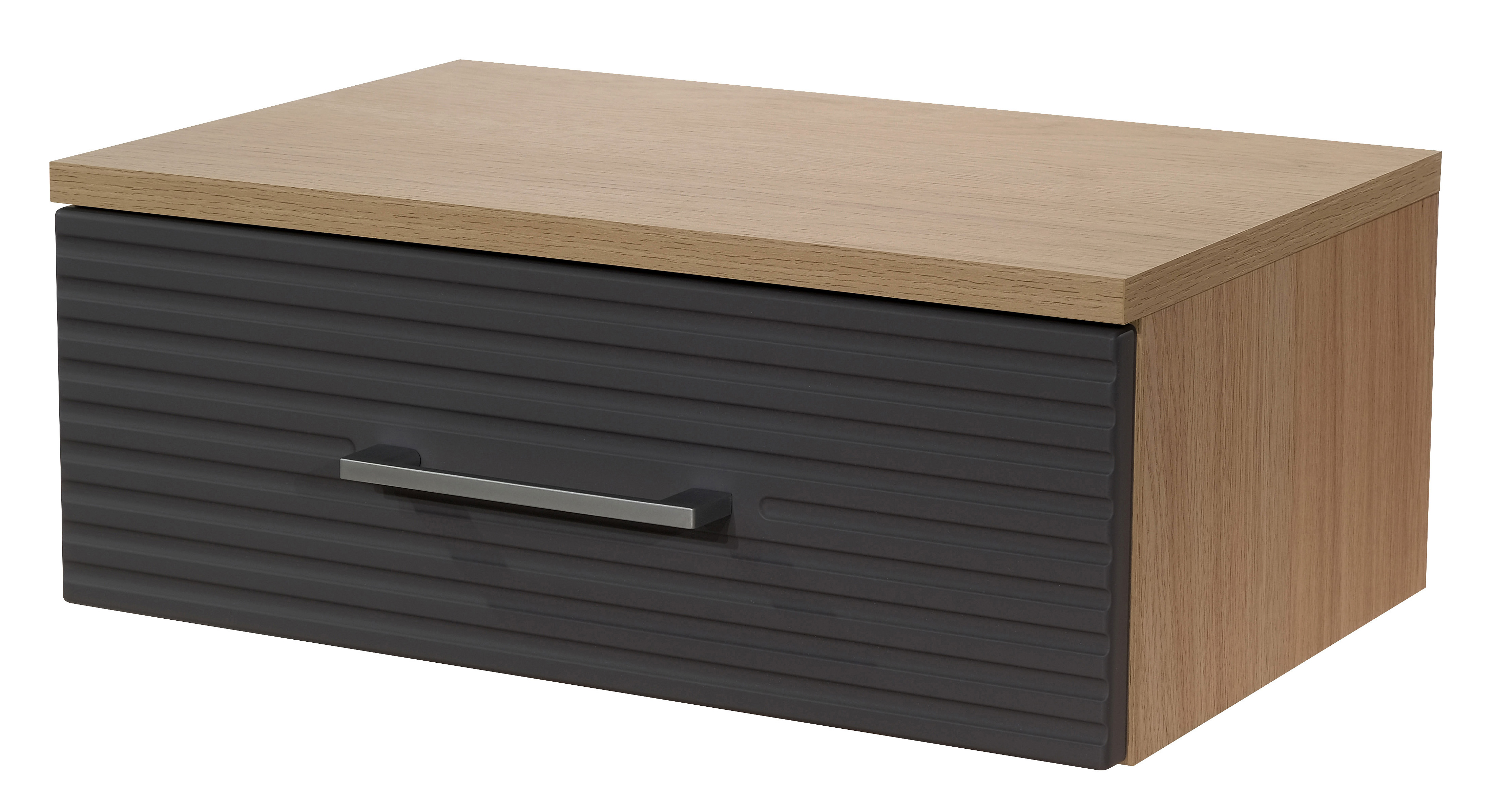 

Тумба навесная прикроватная Риффель SIDAK 450мм графит, HTV3DP_450