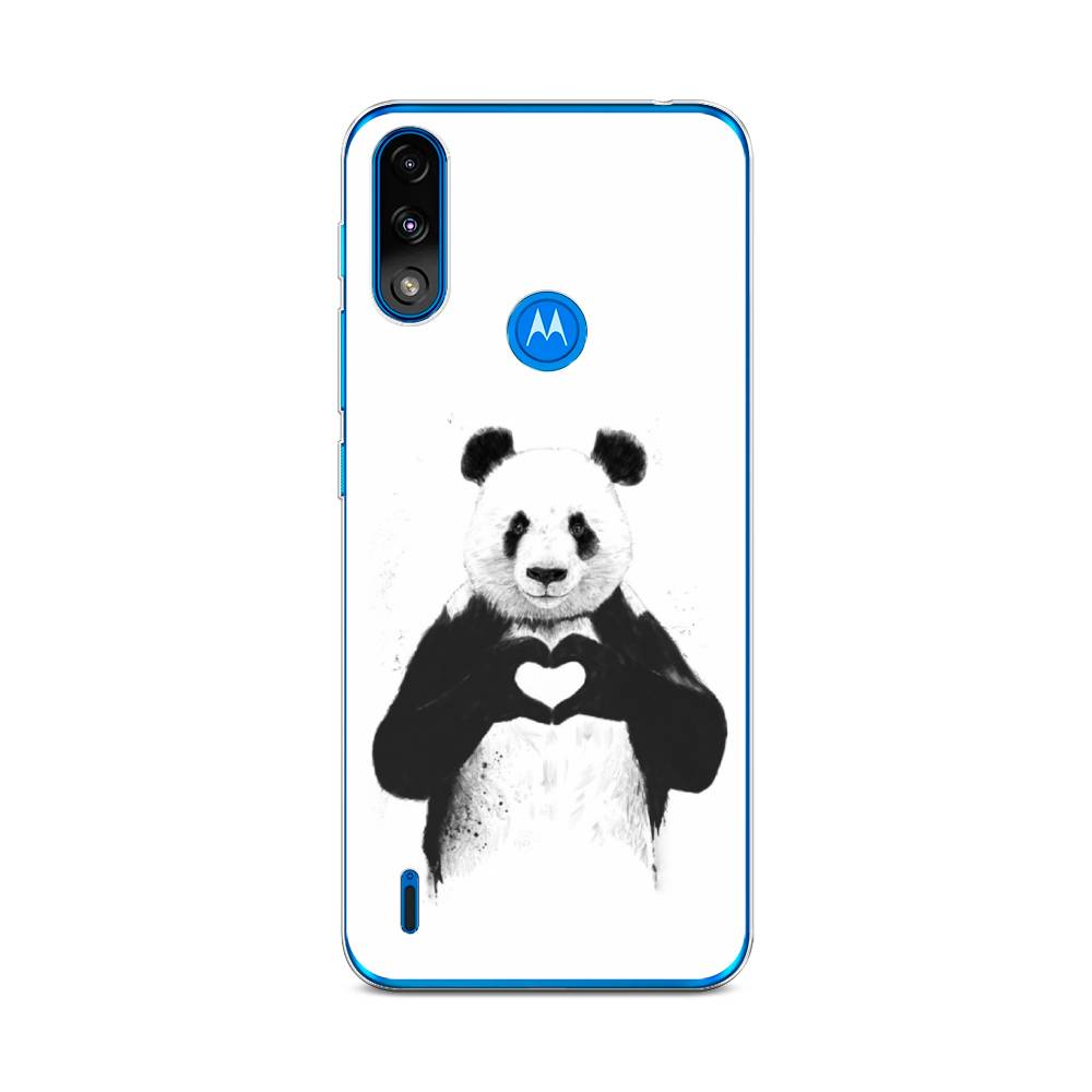 

Чехол Awog на Lenovo K13/Motorola Moto E7 Power "Панда love", Разноцветный, 242450-10