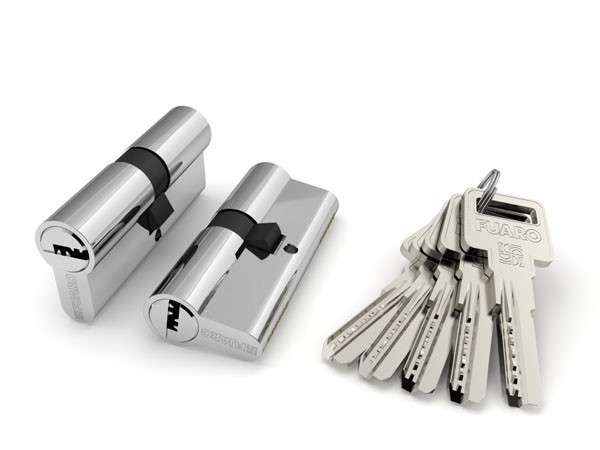 

Цилиндровый механизм Fuaro (Фуаро) R600/70 mm (30+10+30) CP хром 5 кл., Серебристый