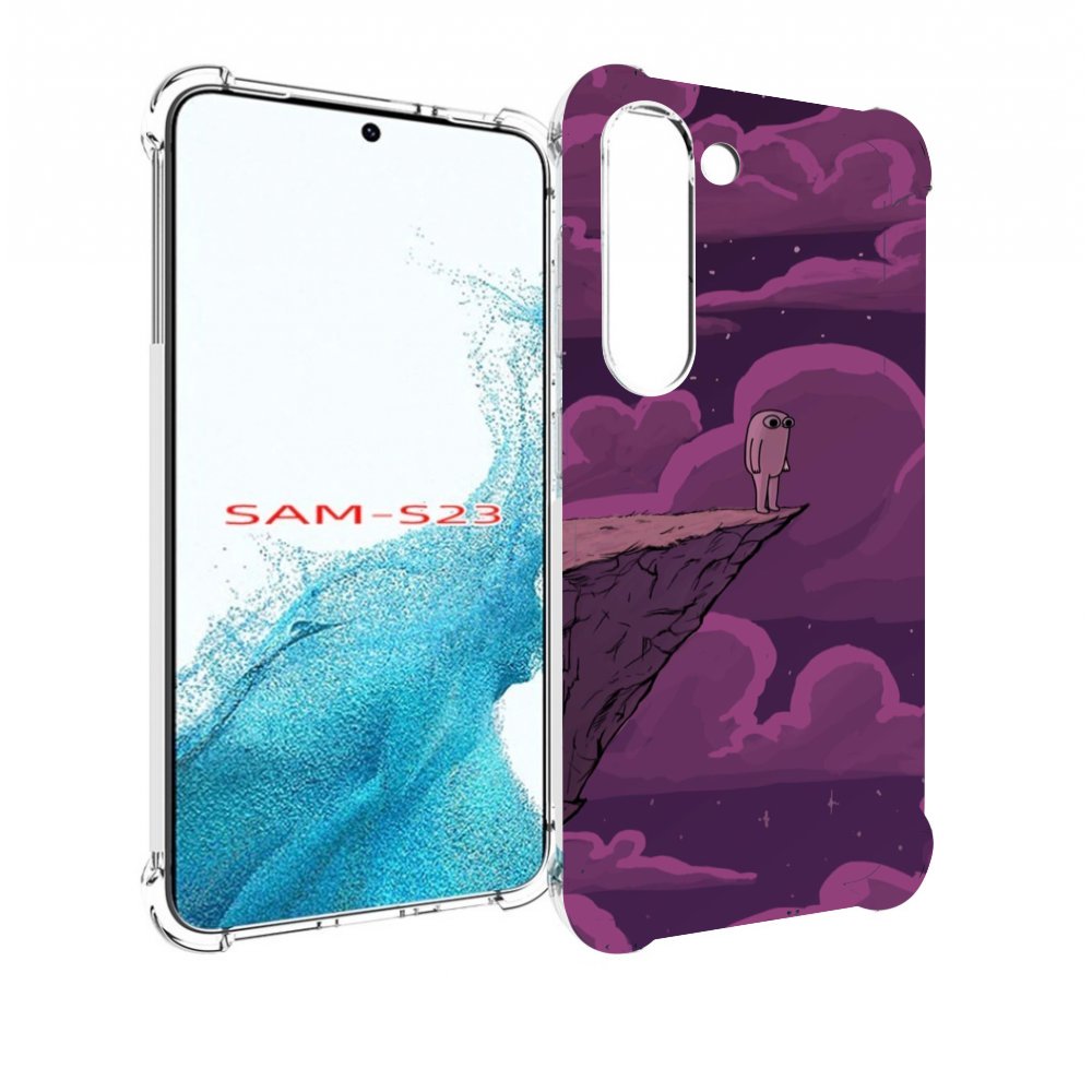 

Чехол MyPads розовая-фасолька для Samsung Galaxy S23, Прозрачный, Tocco