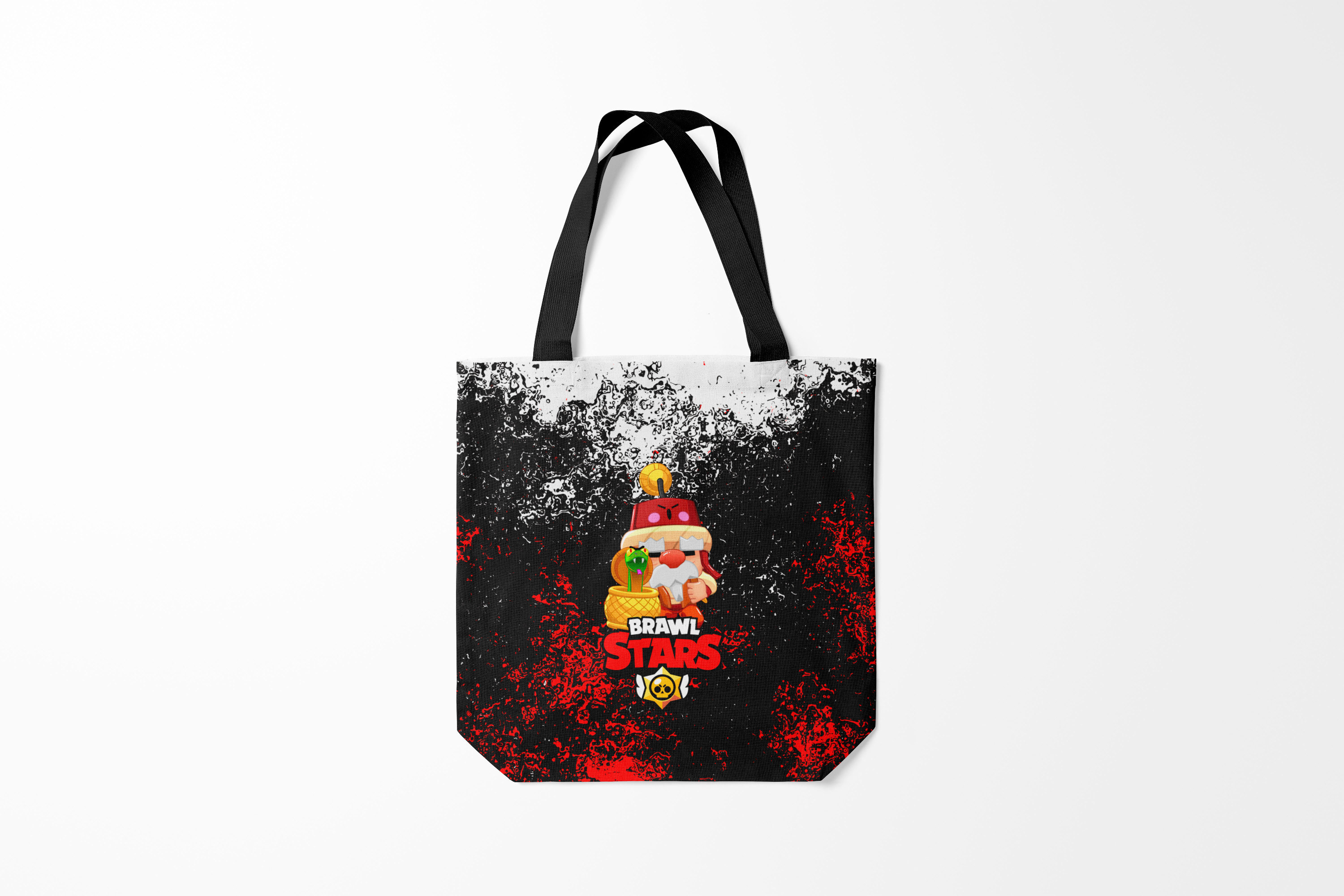 

Сумка шoппер унисекс Burnettie Brawl Stars GALE, черный, Brawl Stars GALE