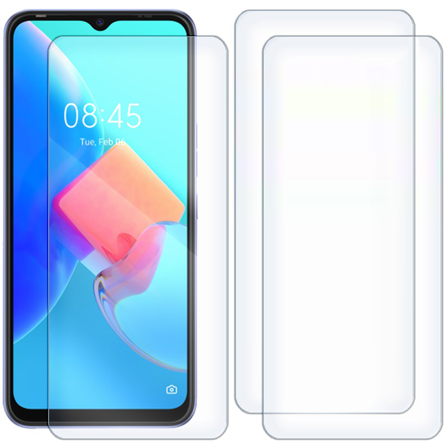 

Комплект из 3-x защитных гибридных стекол для Tecno Spark 8C