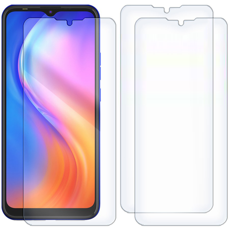 

Комплект из 3-x защитных гибридных стекол для Tecno Spark 6 Go