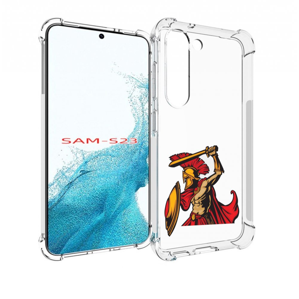 

Чехол MyPads римский-воин для Samsung Galaxy S23, Прозрачный, Tocco