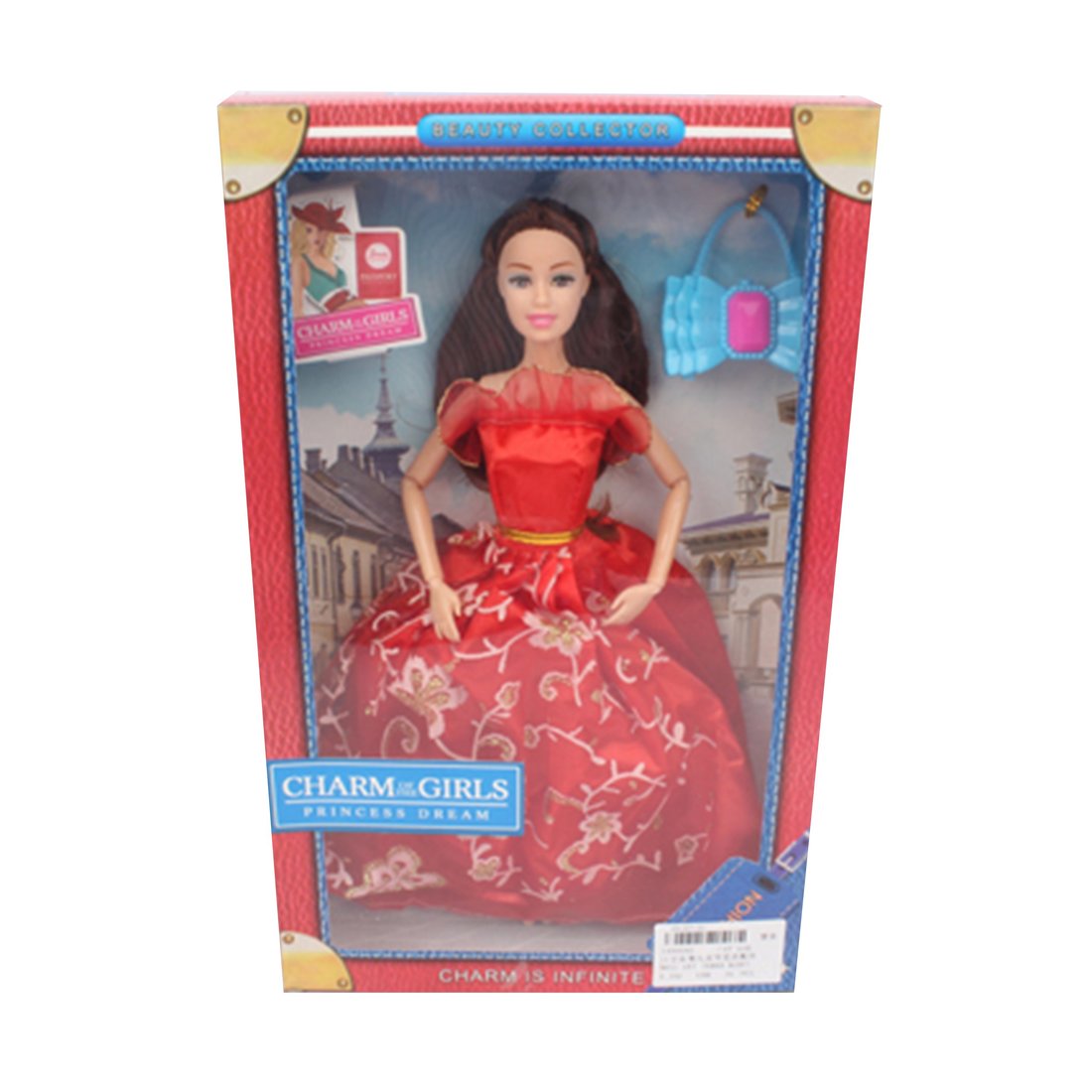 

Кукла Наша Игрушка Красотка, 28 см, 1 предмет CF-03B, "Красотка", 28 см, 1 предмет