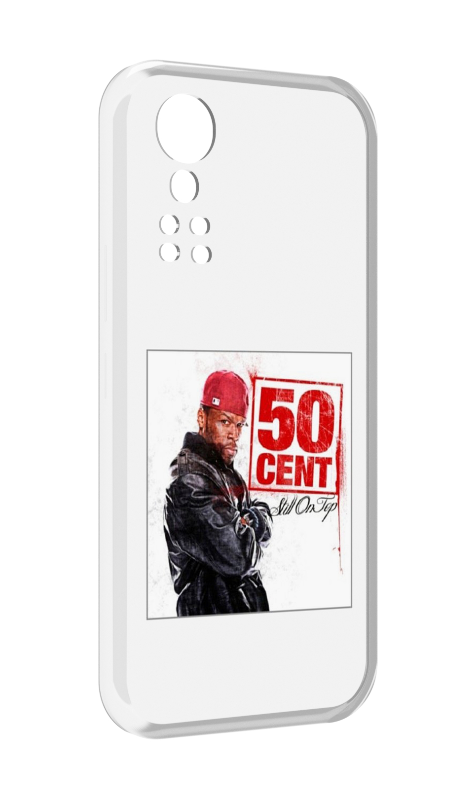 

Чехол MyPads 50 Cent - Still On Top для ZTE Axon 30 5G / Axon 30S, Прозрачный, Tocco