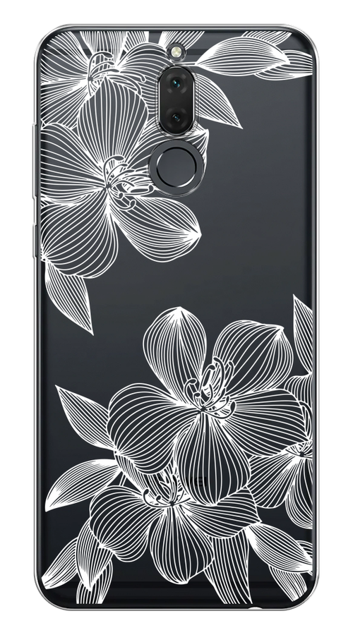 

Чехол на Huawei Nova 2i/Mate 10 Lite "Крокус", Белый;прозрачный, 64150-1