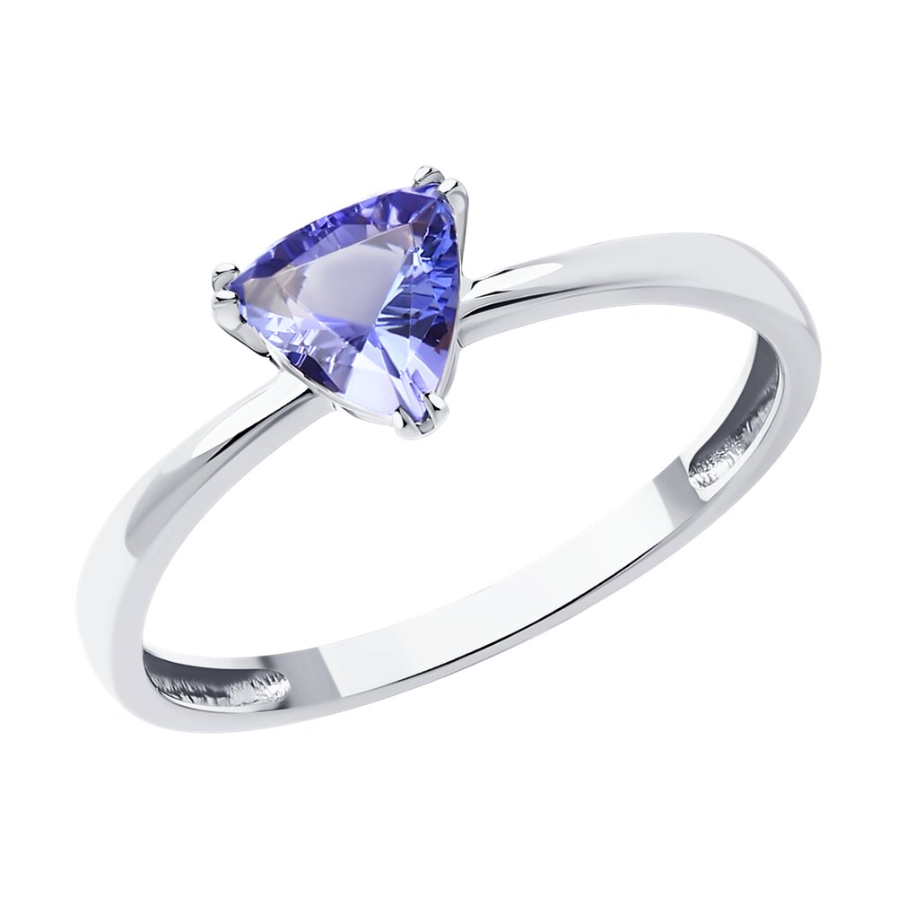 

Кольцо из белого золота с танзанитом р.  SOKOLOV Diamonds 6014312-3, 6014312-3