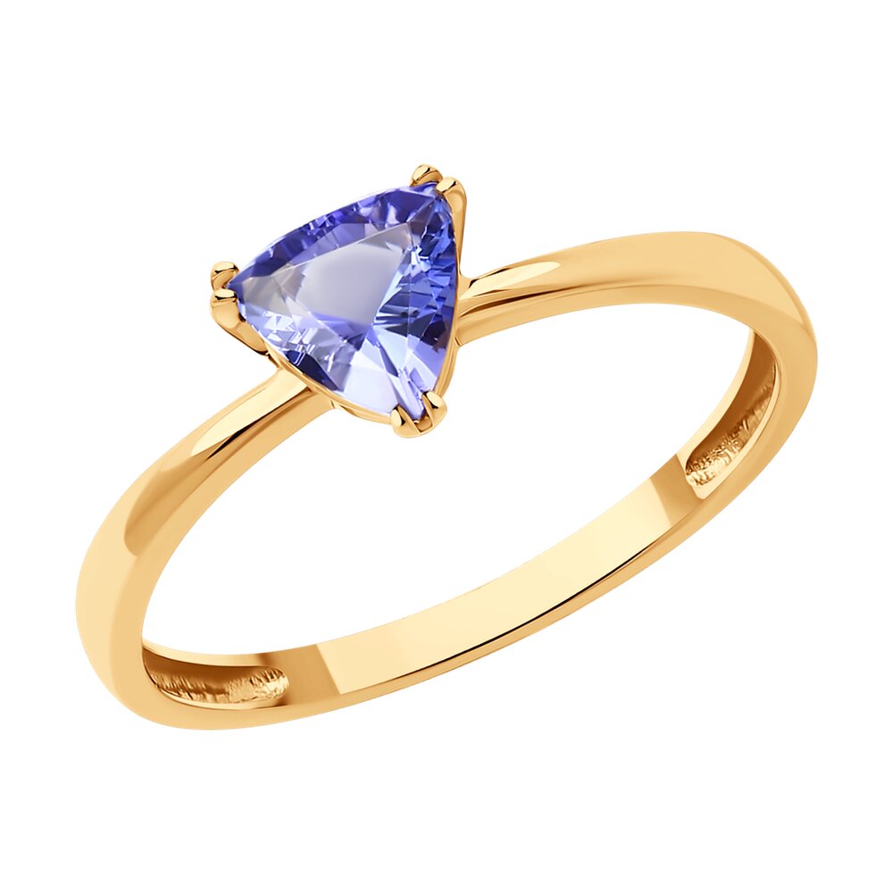 

Кольцо из красного золота с танзанитом р.  SOKOLOV Diamonds 6014312, 6014312
