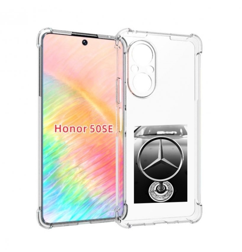 

Чехол бампер MyPads мерседес mercedes 6 мужской для Honor 50 SE, Прозрачный, Tocco