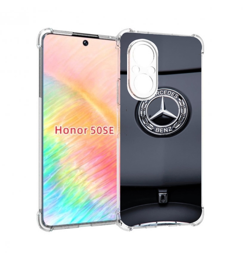 

Чехол бампер MyPads мерседес 7 мужской для Honor 50 SE противоуд, Прозрачный, Tocco
