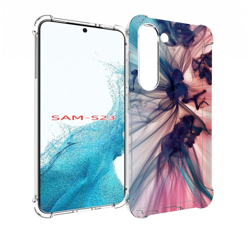 

Чехол MyPads разноцветный дым для Samsung Galaxy S23, Прозрачный, Tocco