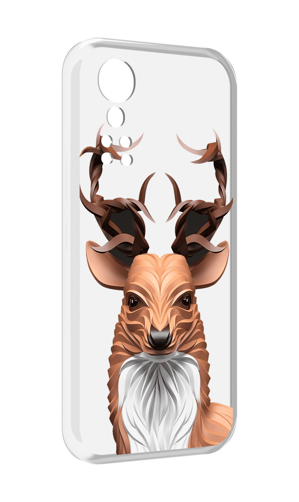 

Чехол MyPads 3D-олень для ZTE Axon 30 5G / Axon 30S, Прозрачный, Tocco