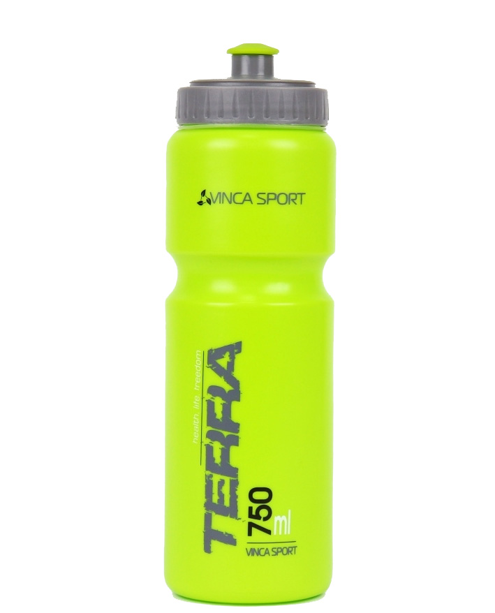 фото Фляга 750 мл vinca с защитой от пыли непрозрачная (зеленый) terra vinca sport
