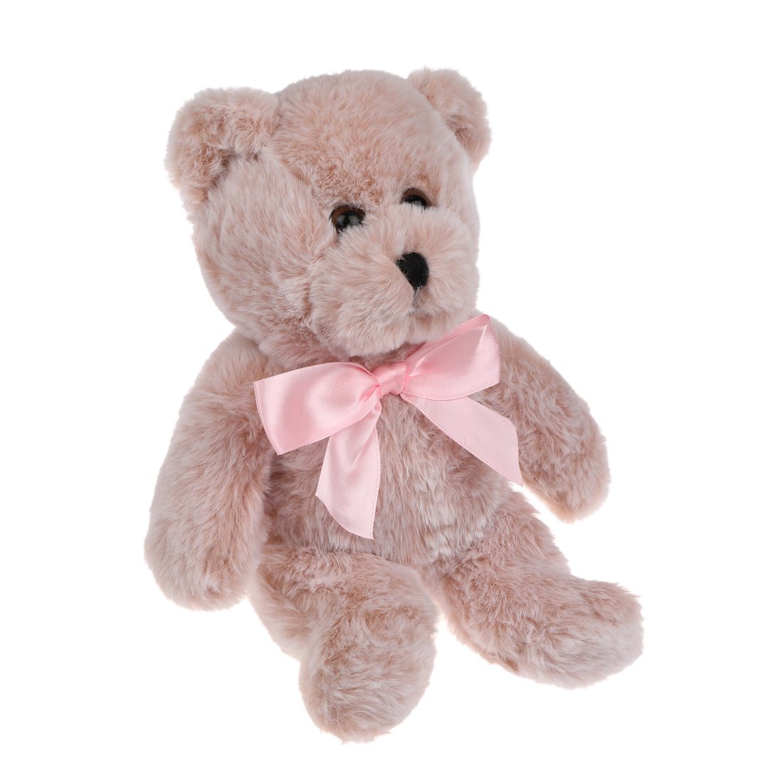 фото Мягкая игрушка fluffy family мишка зефирка, розовая, 19 см