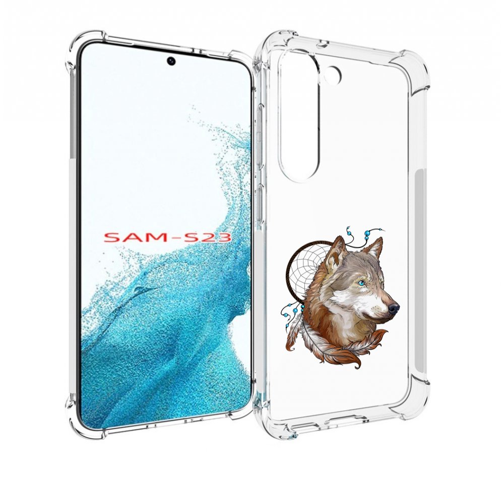 

Чехол MyPads волк и ловец снов для Samsung Galaxy S23, Прозрачный, Tocco