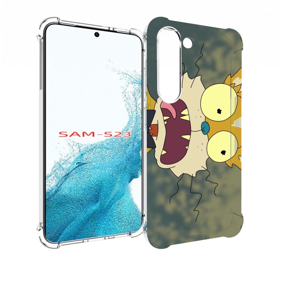

Чехол MyPads пугливый кот для Samsung Galaxy S23, Прозрачный, Tocco