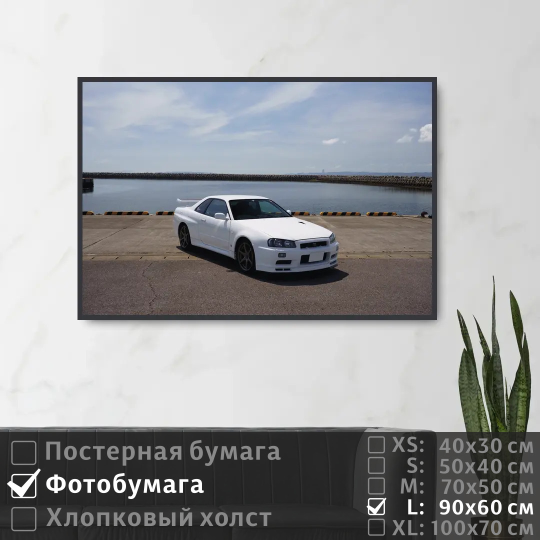 

Постер на фотобумаге ПолиЦентр Ниссан турбо 90х60 см, НиссанТурбо