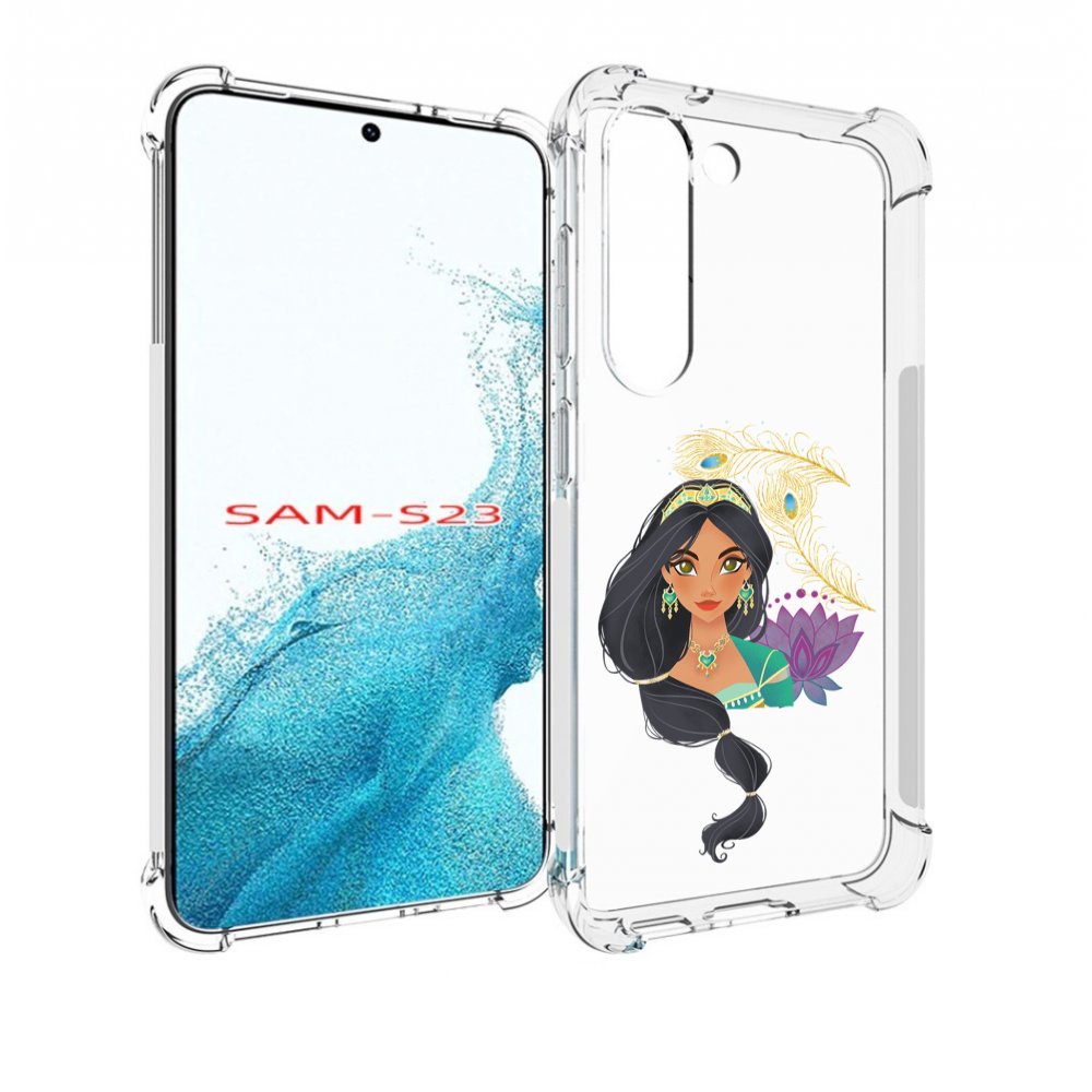 

Чехол MyPads принцесса-из-алладина женский для Samsung Galaxy S23, Прозрачный, Tocco