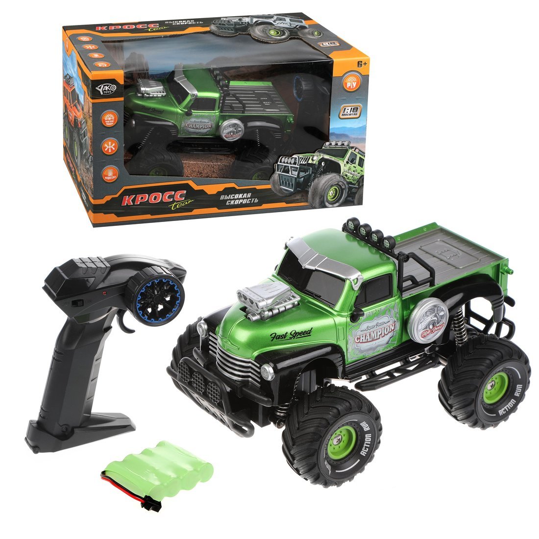 

Машинка Наша Игрушка 4 канала, свет M0208-6A, 4 канала, свет