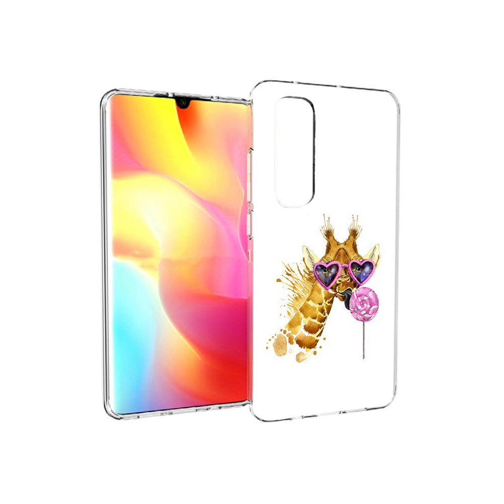 

Чехол MyPads Tocco для Xiaomi Mi Note 10 Lite акварельный жираф (PT149714.254.217), Прозрачный, Tocco